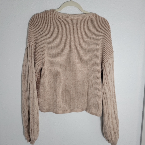 Free People When It Rains V Neck Sweater - Picture 6 of 12